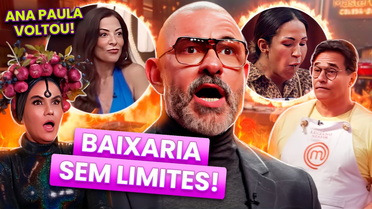 PIORES MOMENTOS DO MASTERCHEF CELEBRIDADES BRASIL 2025! | Virou Festa