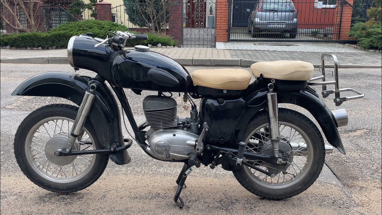 MZ es 250/1 Jaskóła 250 prezentacja odpalenie i przejażdżka