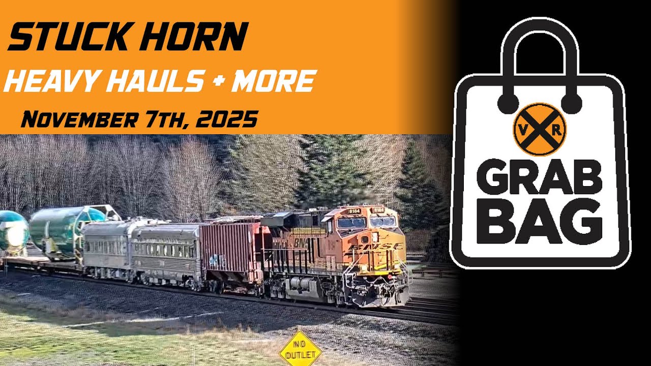 Grab Bag: Stuck Horn, Heavy Hauls + More!   | Weekly Top Trains (November 2025)