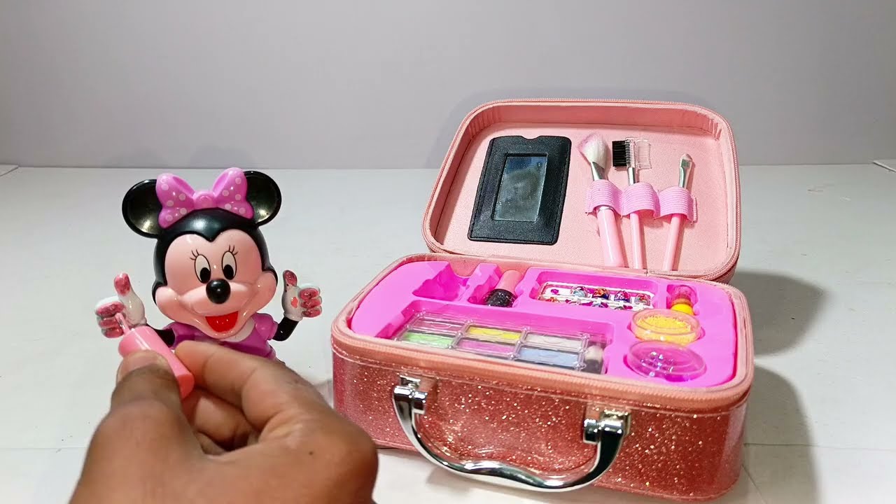 9 Minutes Satisfying with Unboxing Disney Minnie Mouse Makeup Set & SplashVan | Review Toys ASMR