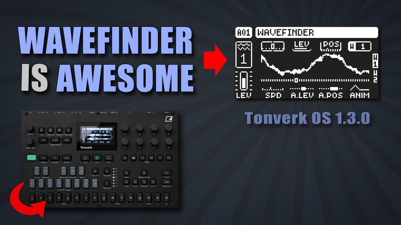 The SYNTH we ALWAYS WANTED - Wavefinder on Tonverk OS 1.3.0