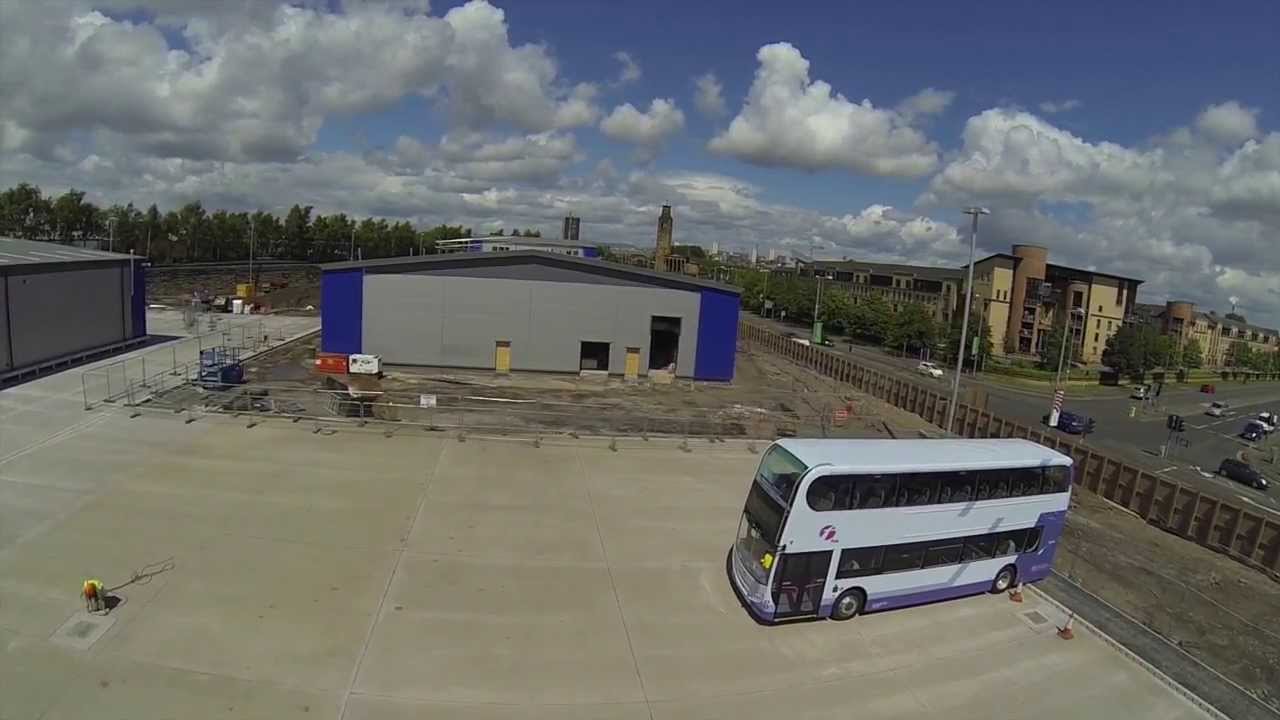 New First Bus Glasgow Depot + Buses for Commonwealth Games