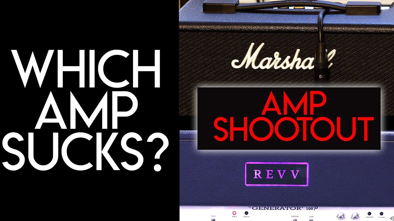 Marshall CODE 25 vs Revv 100p  (and 3 others) | SpectreSoundStudios #TGU2018