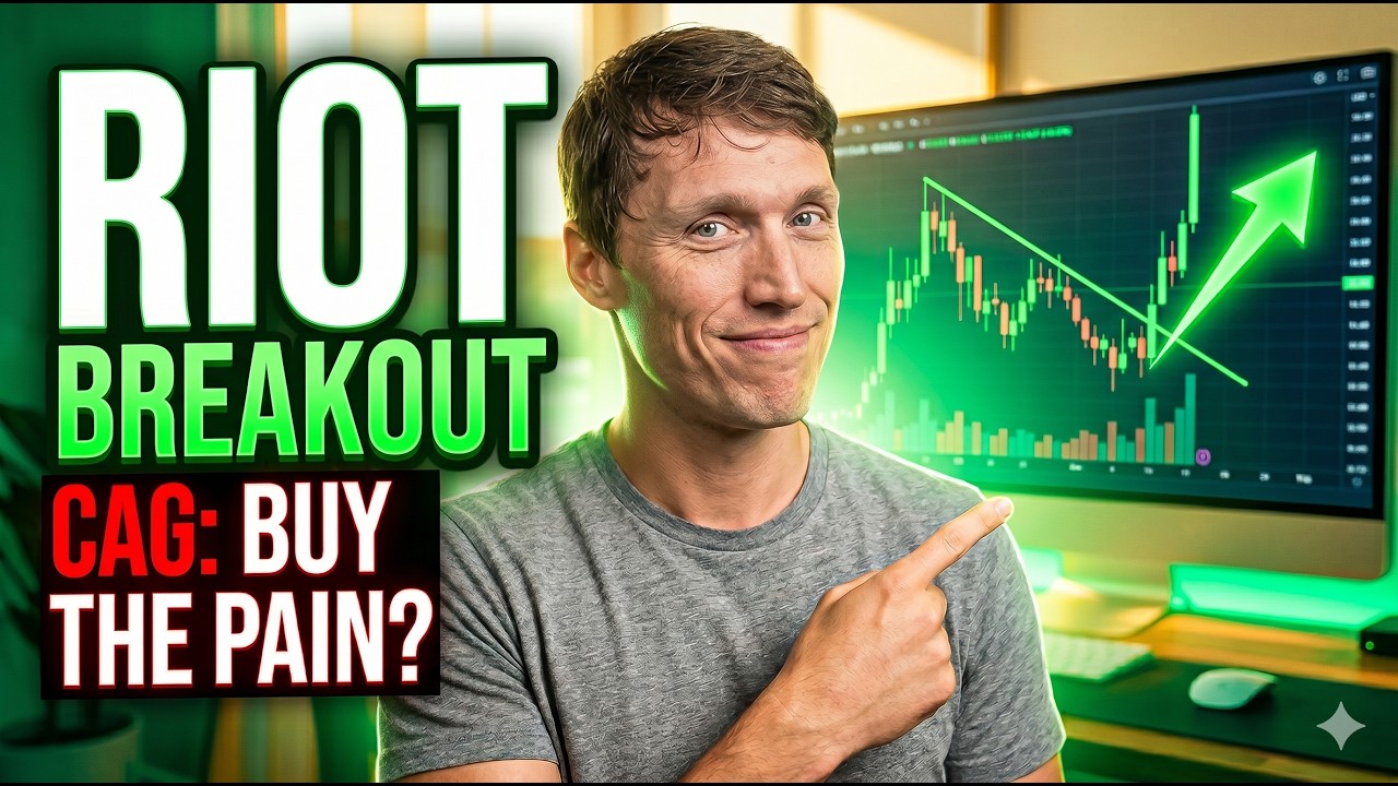 The Trendline Tells All: RIOT's Next Move and Why CAG Could Be a Hidden Gift Part 1