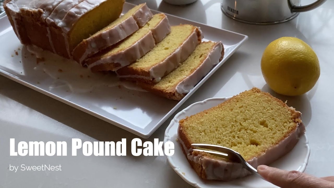Lemon Pound Cake - a very delicious and lemony cake top with lemon sugar icing, perfect with tea!