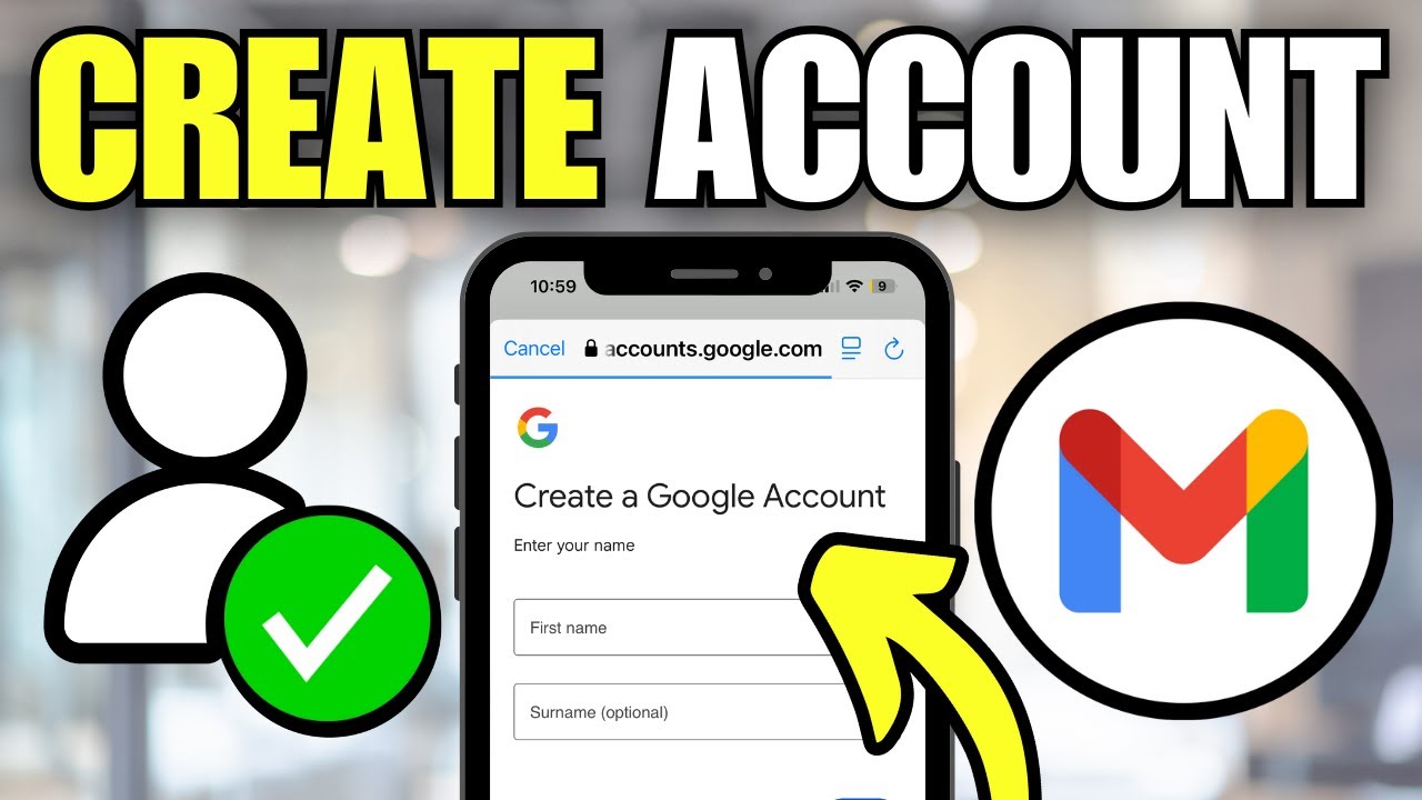 How To Create Gmail Account on iPhone
