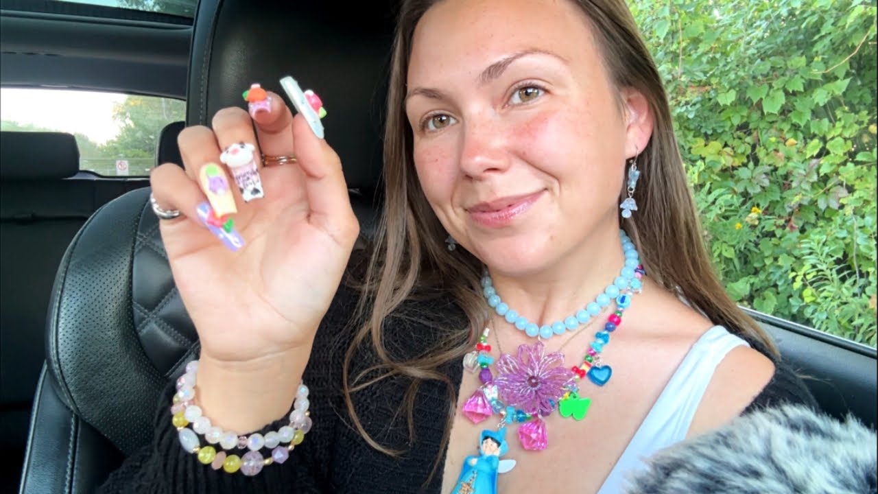 asmr/ nails, jewelry, + show n tell🌹🐢👑
