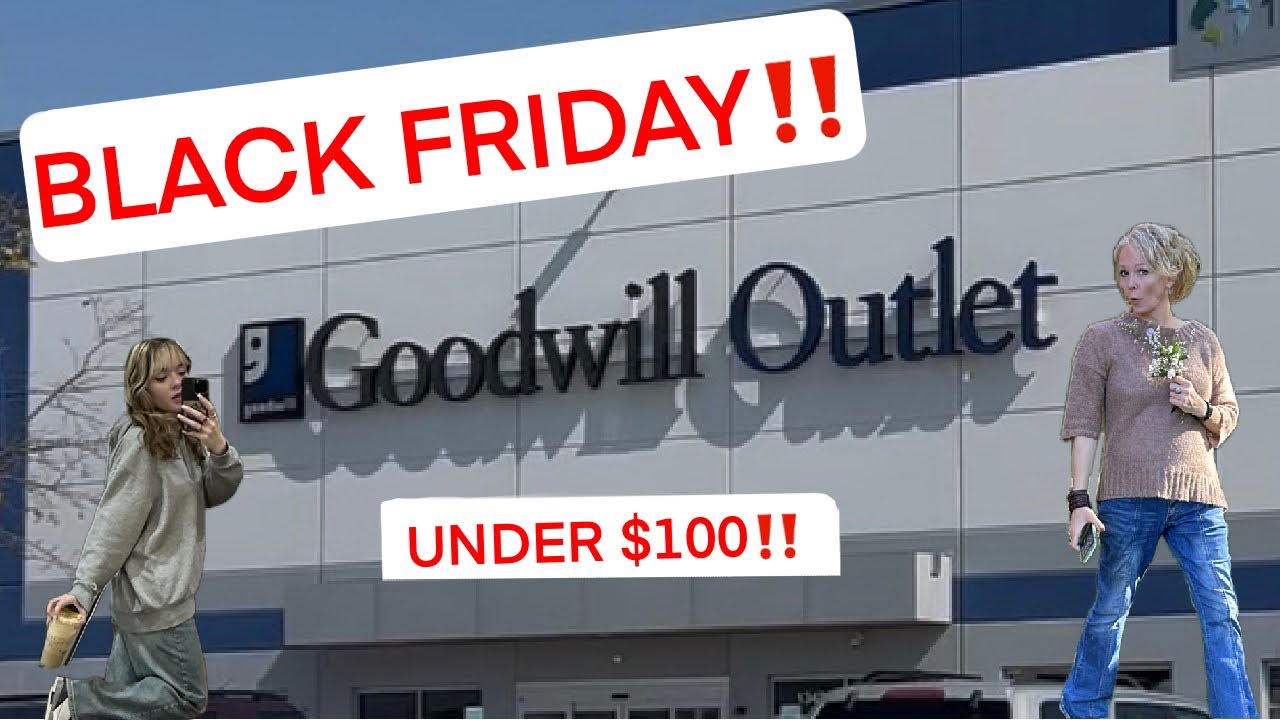 BLACK FRIDAY GOODWILL BINS (with my daughter)