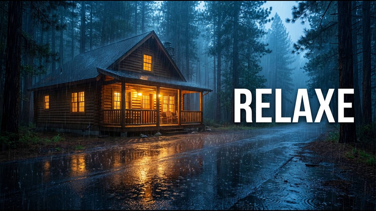 Chuva para Dormir em Minutos | Som de Chuva Relaxante para Sono Profundo