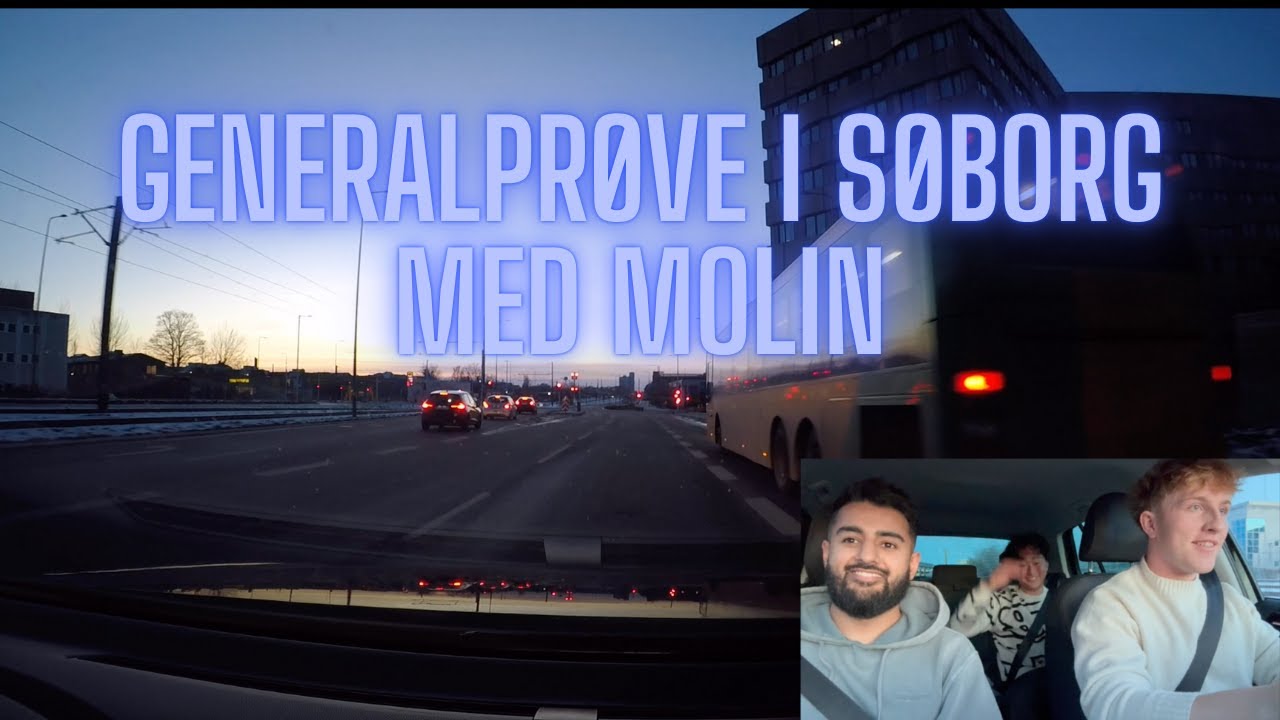 Generalprøve i Søborg med Molin - Køreprøve rute