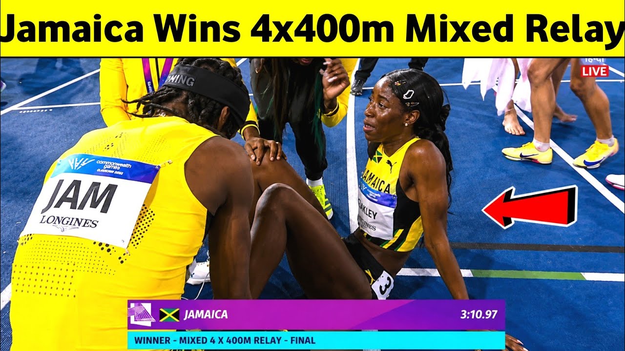Jamaica Wins 4x400m Mixed Relay Race | Commonwealth Games 2026
