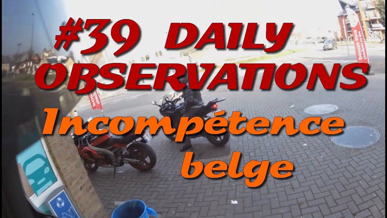 #39 Daily Observations - Incompétence belge