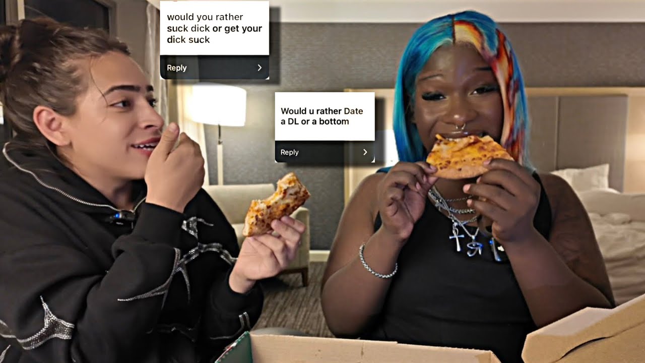 MUKBANG | WOULD YOU RATHER Ft. Tyluh 