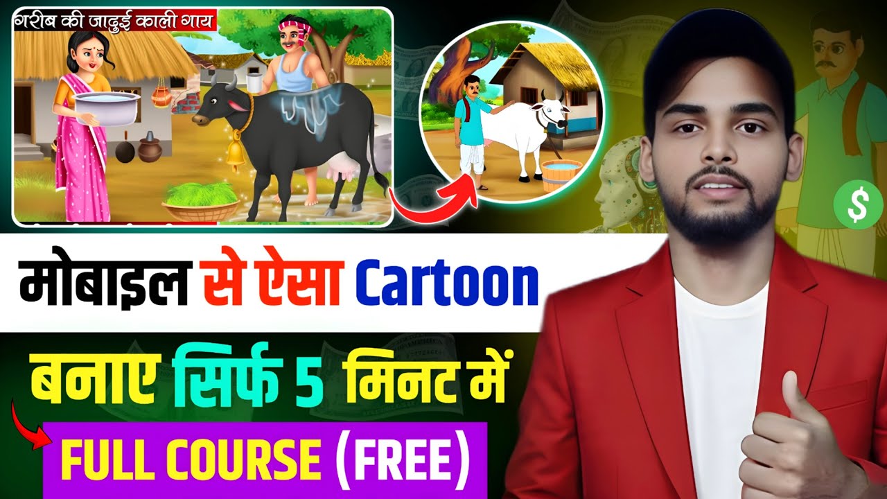 Mobile Se Cartoon Video Kaise Banaye? How to Create Cartoon Video on Mobile | Cartoon Video 2025