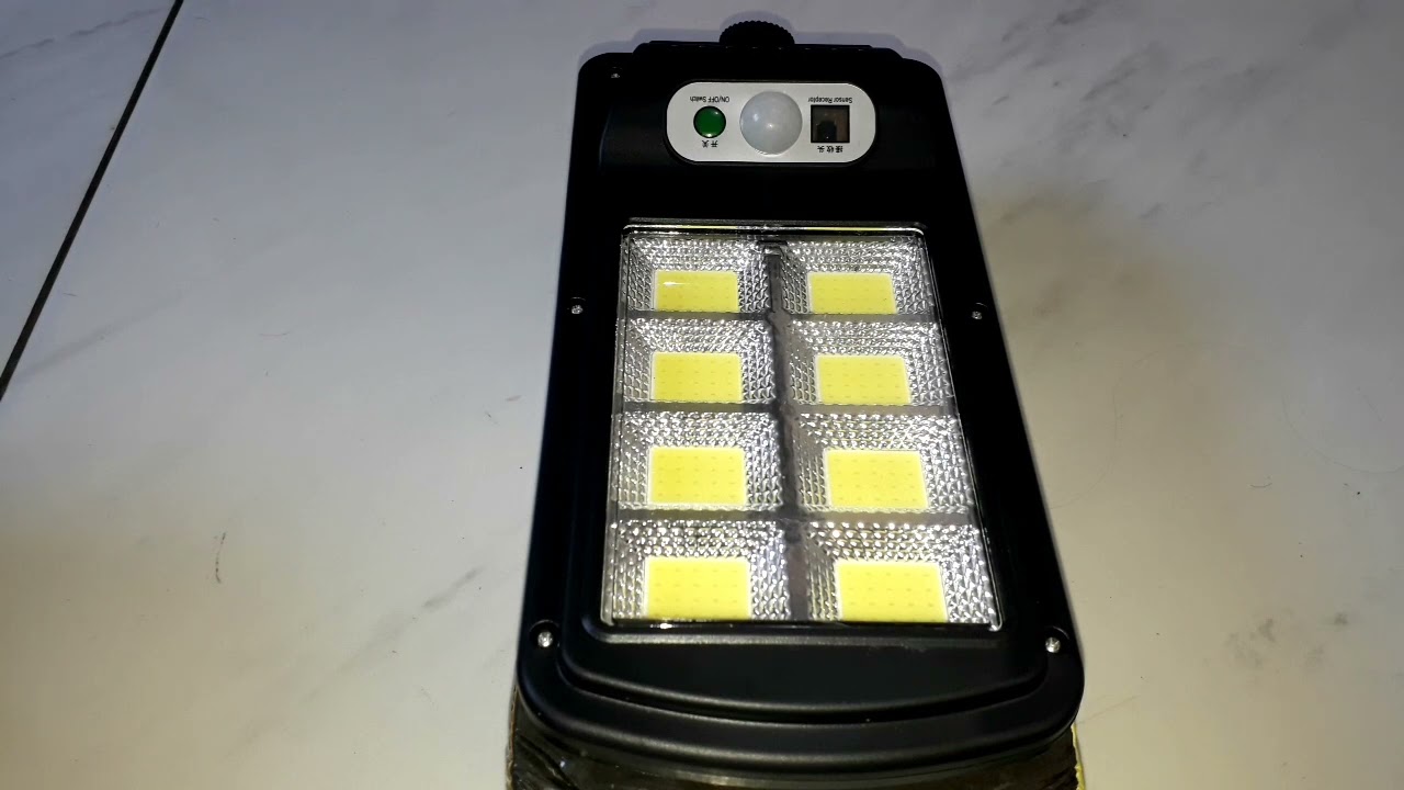 Luminária Solar com sensor de presença - Será que é boa e funciona bem???