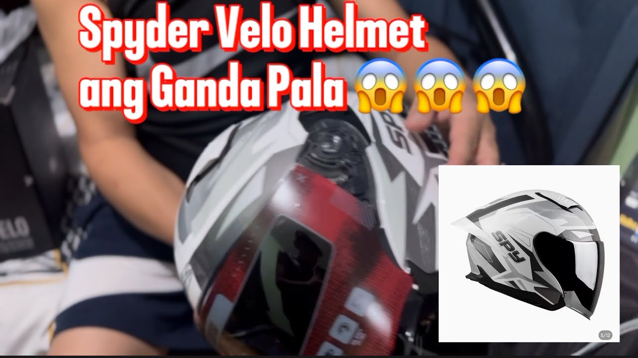 Unboxing Spyder Velo Half Face Helmet