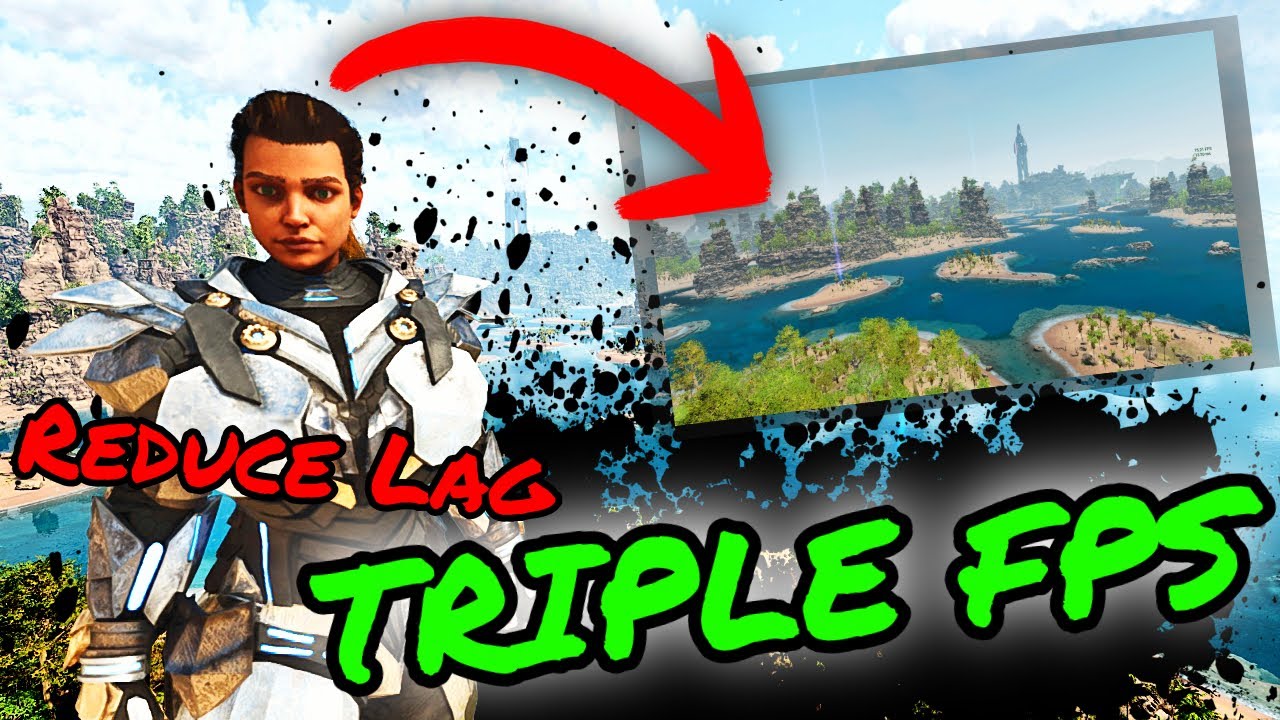 How To TRIPLE FPS and REDUCE LAG in Ark Survival Ascended!! Commands To Make Ark Run BETTER!!