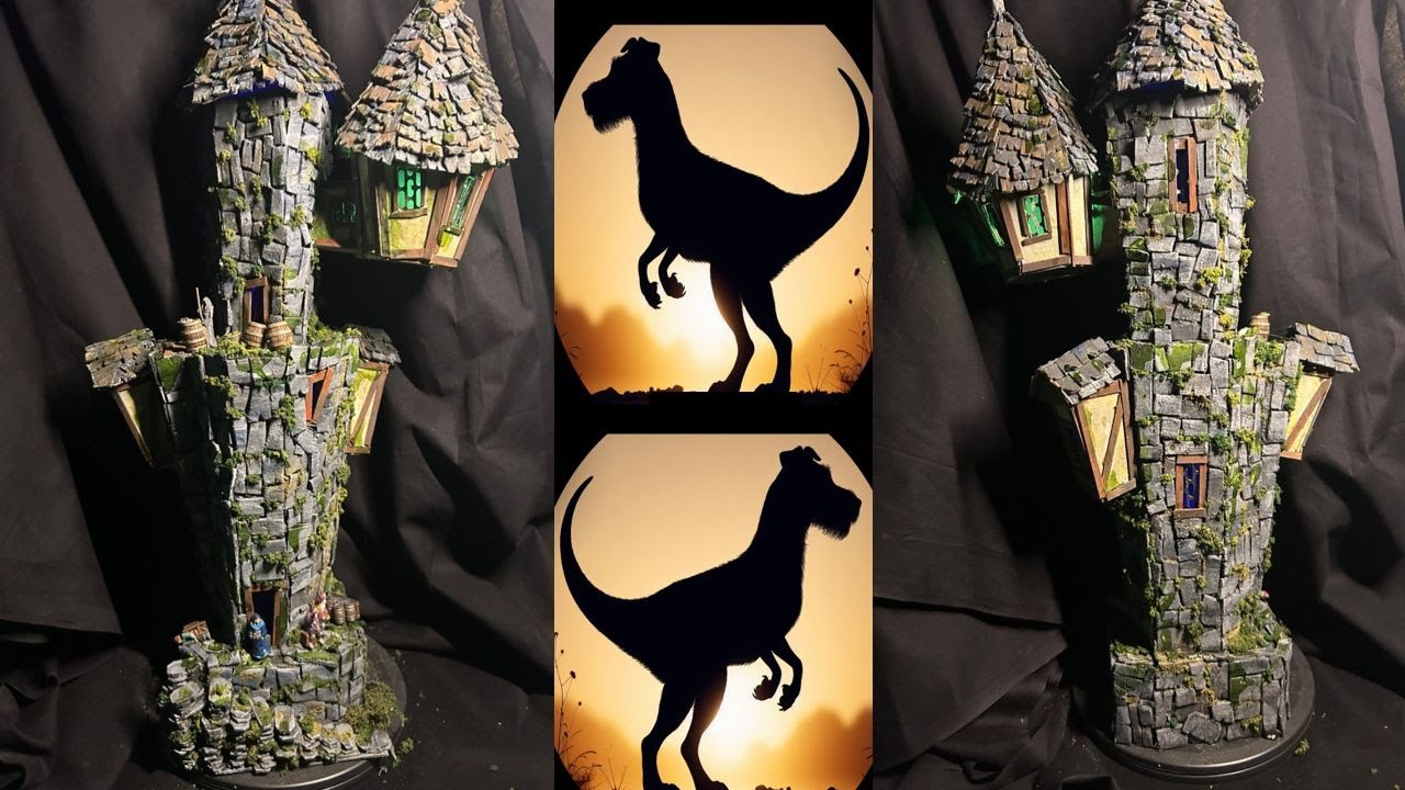 How to Make a Wizards Tower Harry Potter Style Model For Under $10 DIY Guide