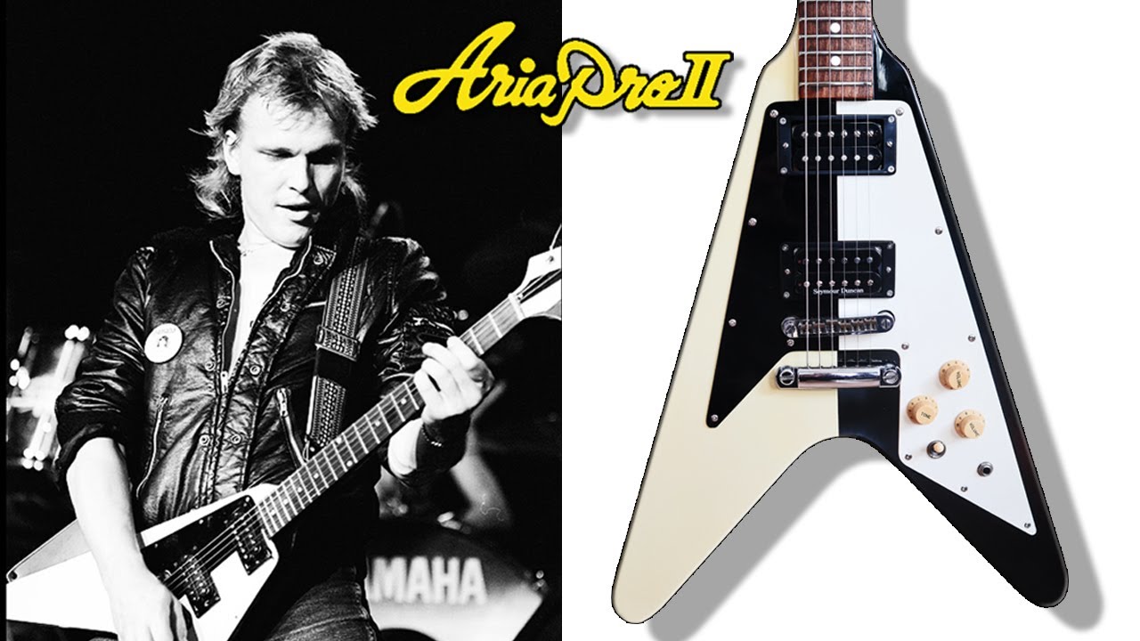 MICHAEL SCHENKER Flying V by ARIA Pro II. Made in Japan 1981