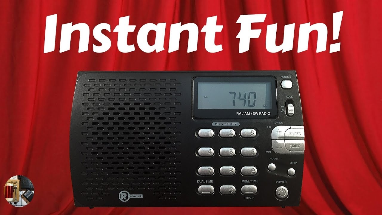 Radio Shack 2000658 AM FM Shortwave Radio Review