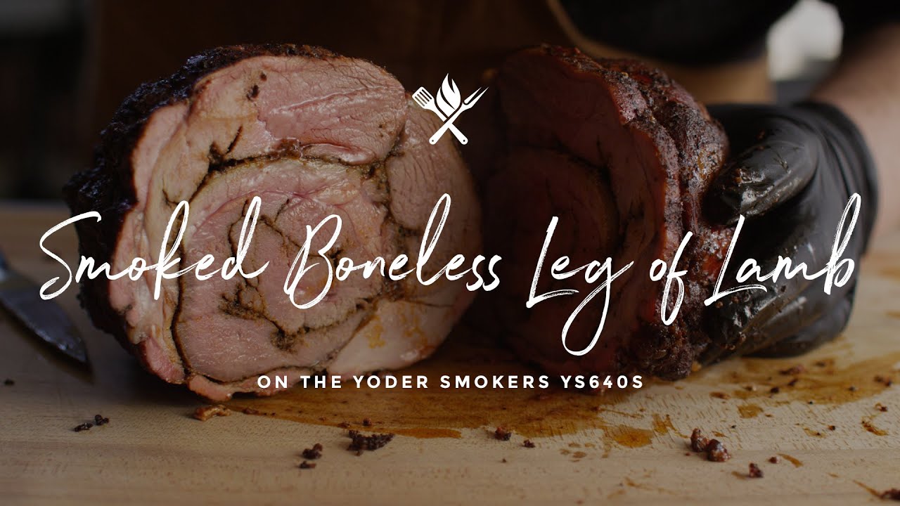 Smoked Boneless Leg of Lamb