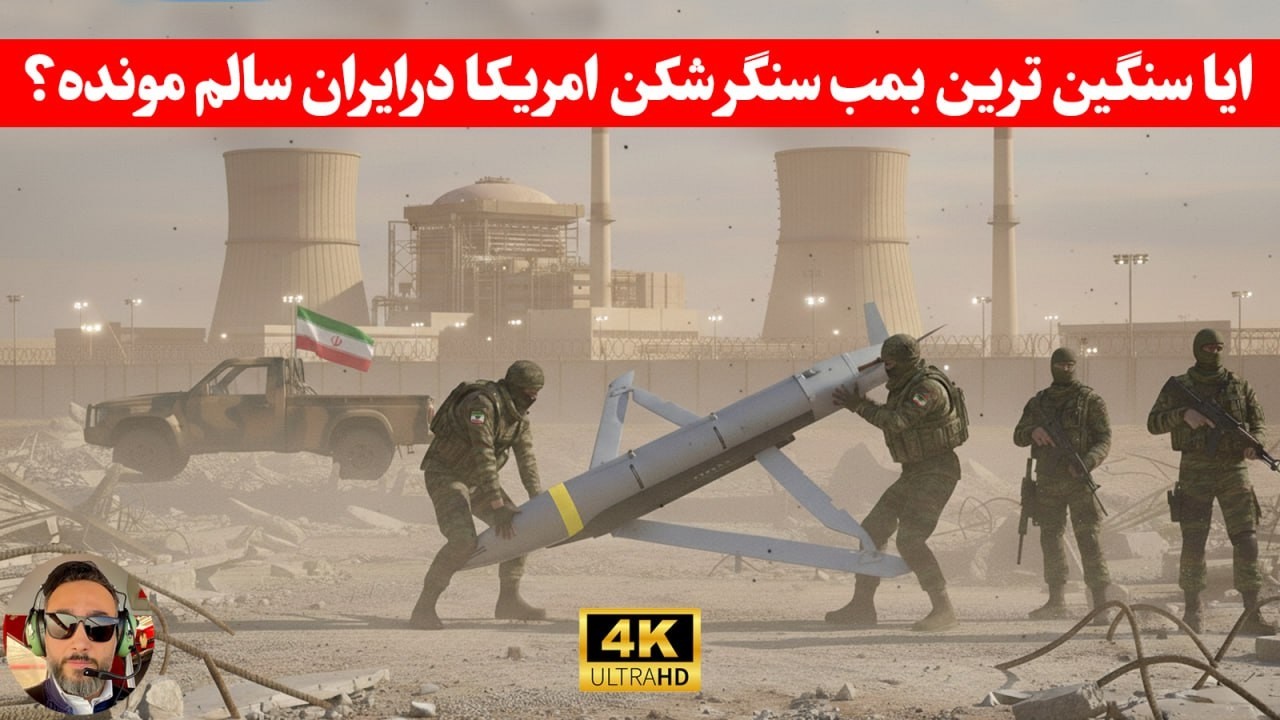 مهم؛ سنگین ترین بمب سنگر شکن امریکا در دست مهندسان ایران!!!