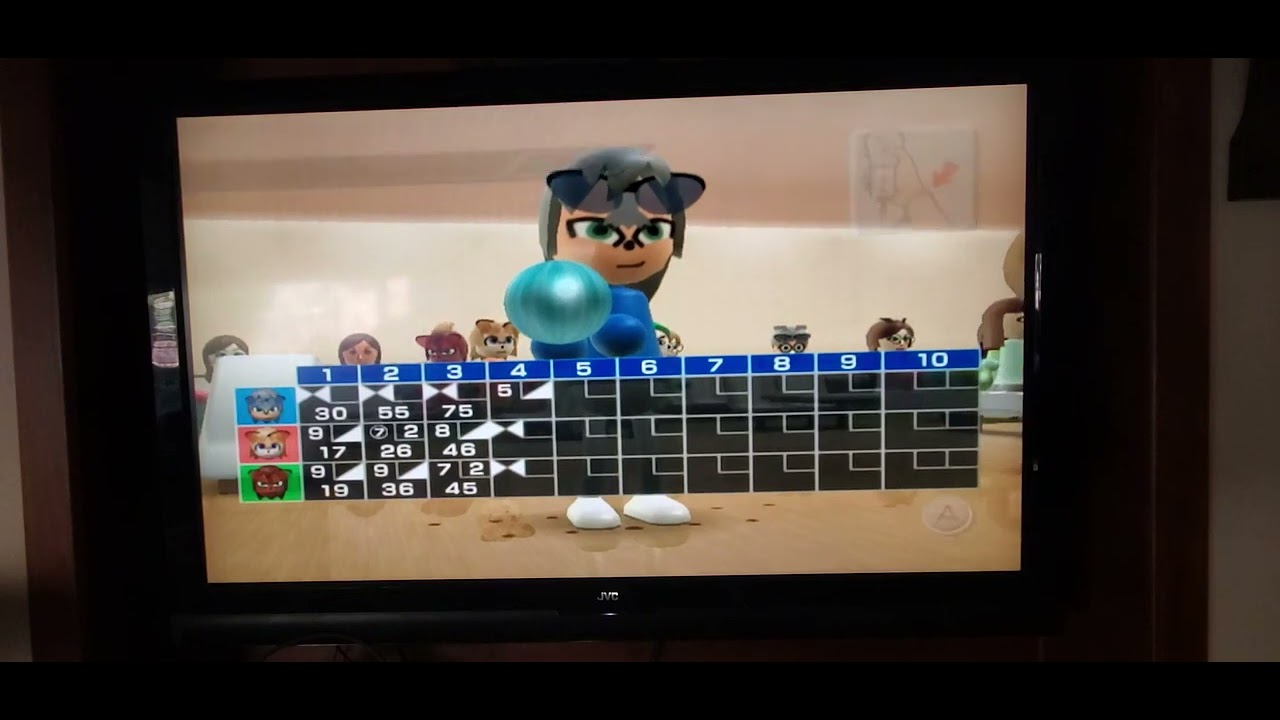 Me playing as Sonic, Tails and Knuckles on Wii Sports Bowling