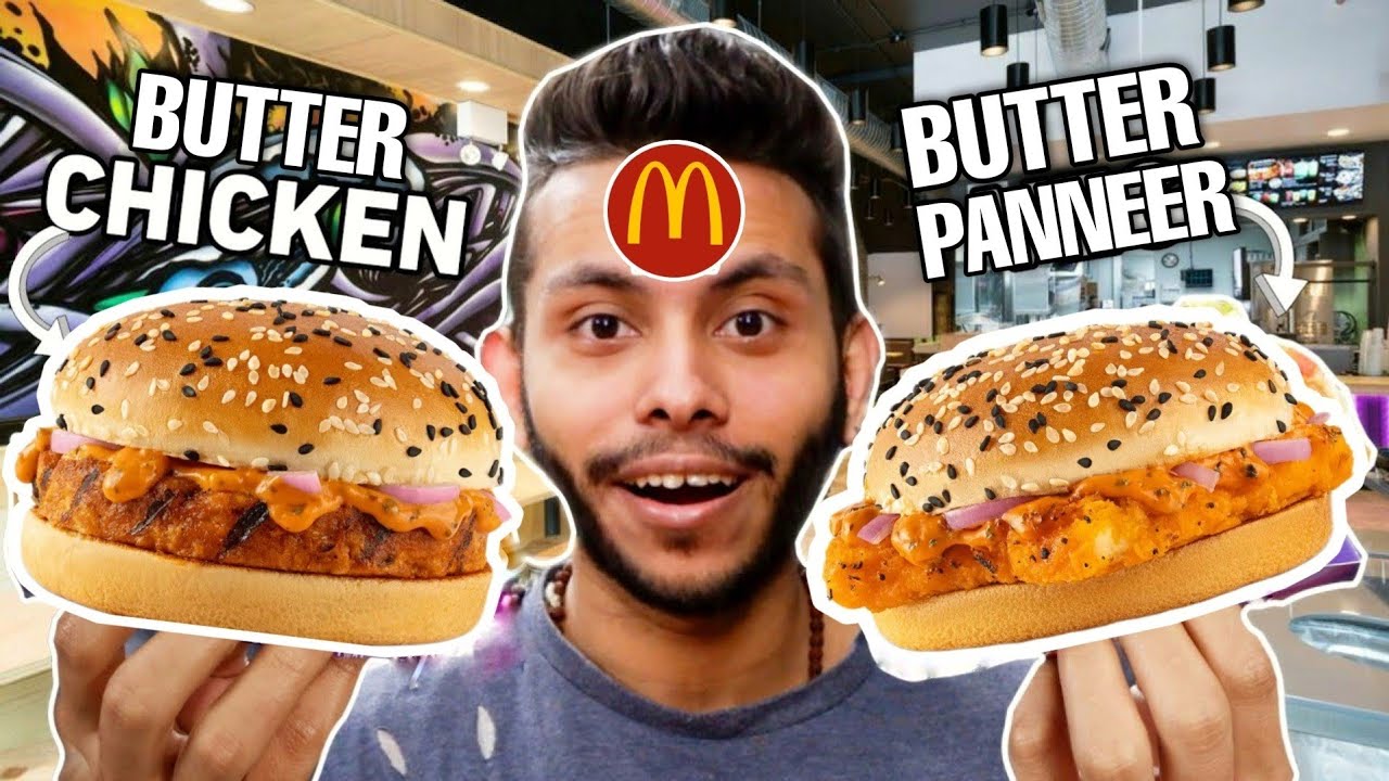 McDonald's Butter Paneer Grilled And McDonald's Butter Chicken Grilled Burger, 🔥 McDonald's India, 🔥
