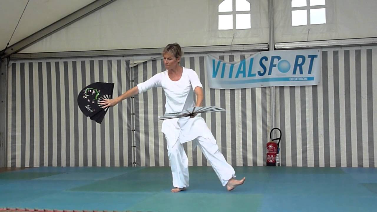 Démonstration Taï chi double éventail