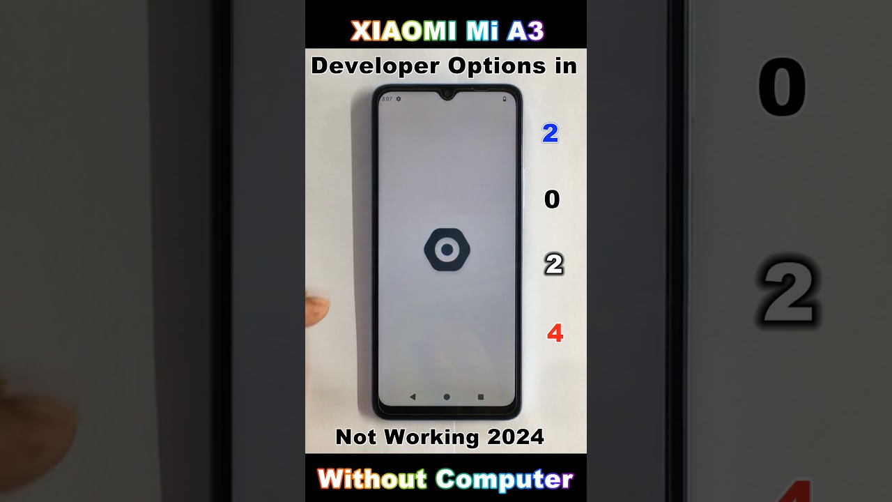 How to Enable Developer Options in XIAOMI Mi A3   OEM Unlock 2024 🔥