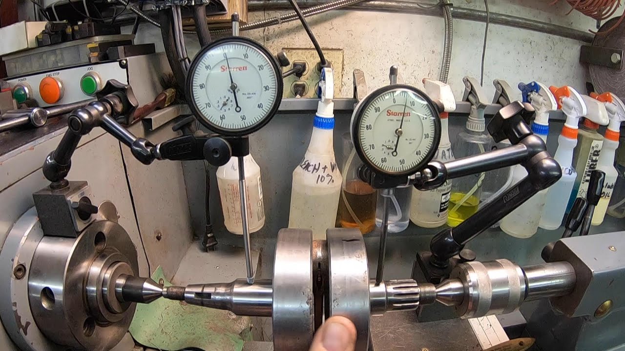 Motorcycle Crankshaft rebuild, Yamaha 250 MX