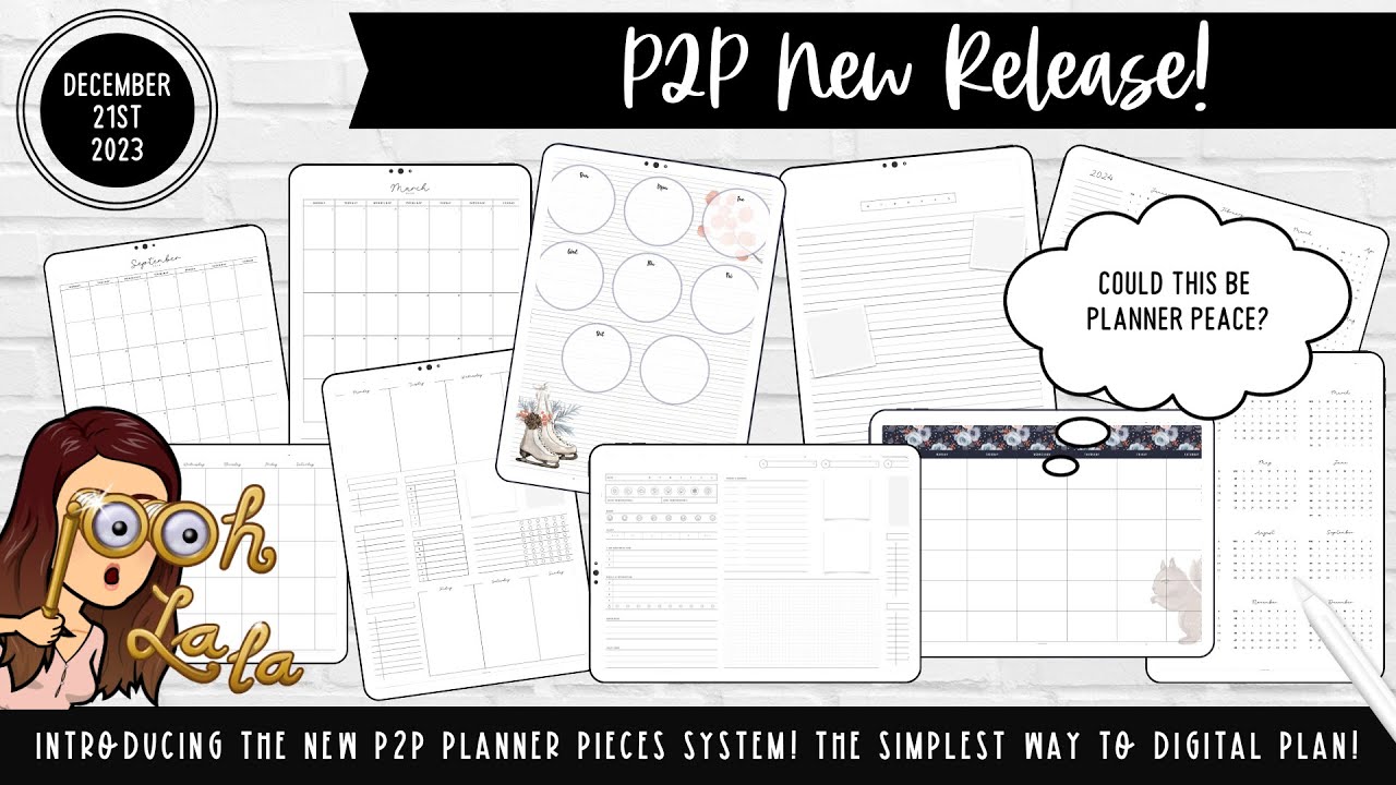 P2P NEW RELEASE! Introducing the NEW Planner Pieces System! Could THIS Be Planner Peace?! 🤩