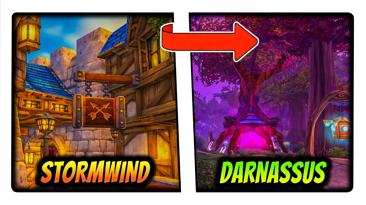 How to Get from Stormwind to Darnassus in World of Warcraft: Wrath of The Lich King - Step-by-Step