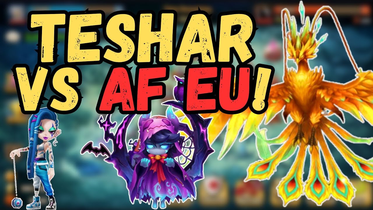 Teshar le GOAT ne fait qu'une bouchée d'AF EU ! SUMMONERS WAR