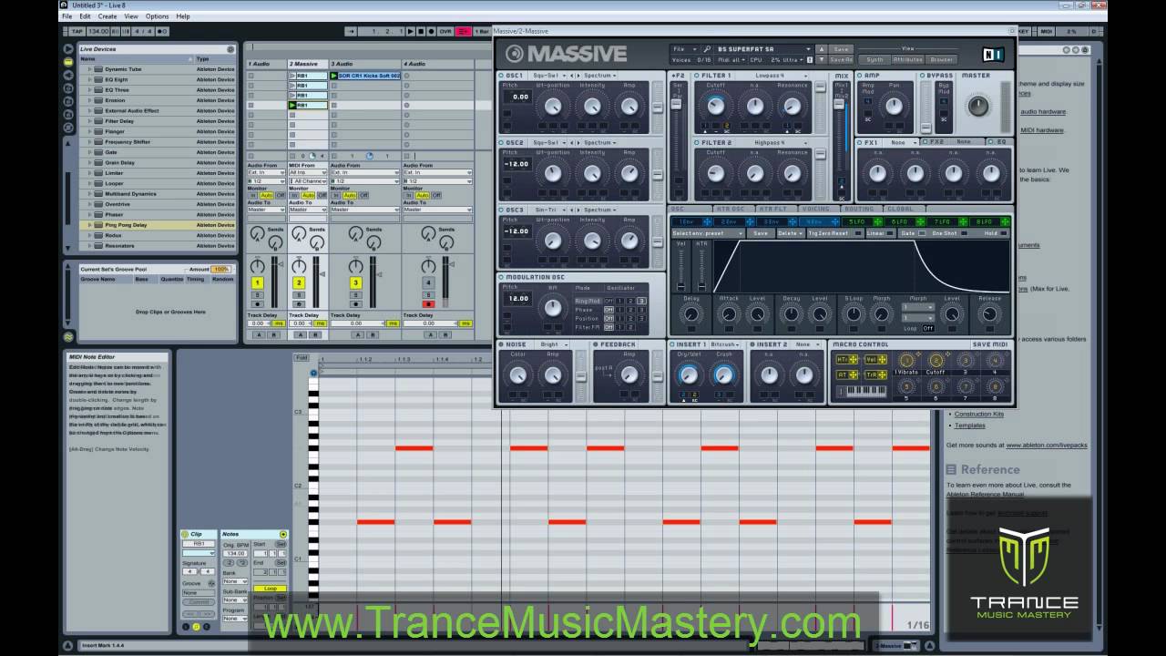 How to Create Trance Rolling Basslines