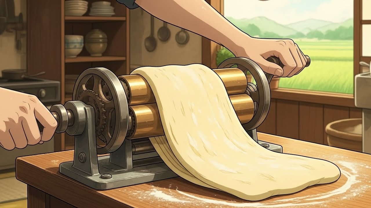 The Most Satisfying Ramen Cooking Ever 🍜 (Ghibli Style)