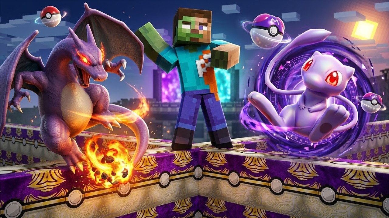 MINECRAFT PIXELMON *SHADOW* СТЕНЫ ИЗ БЛОКОВ УДАЧИ!