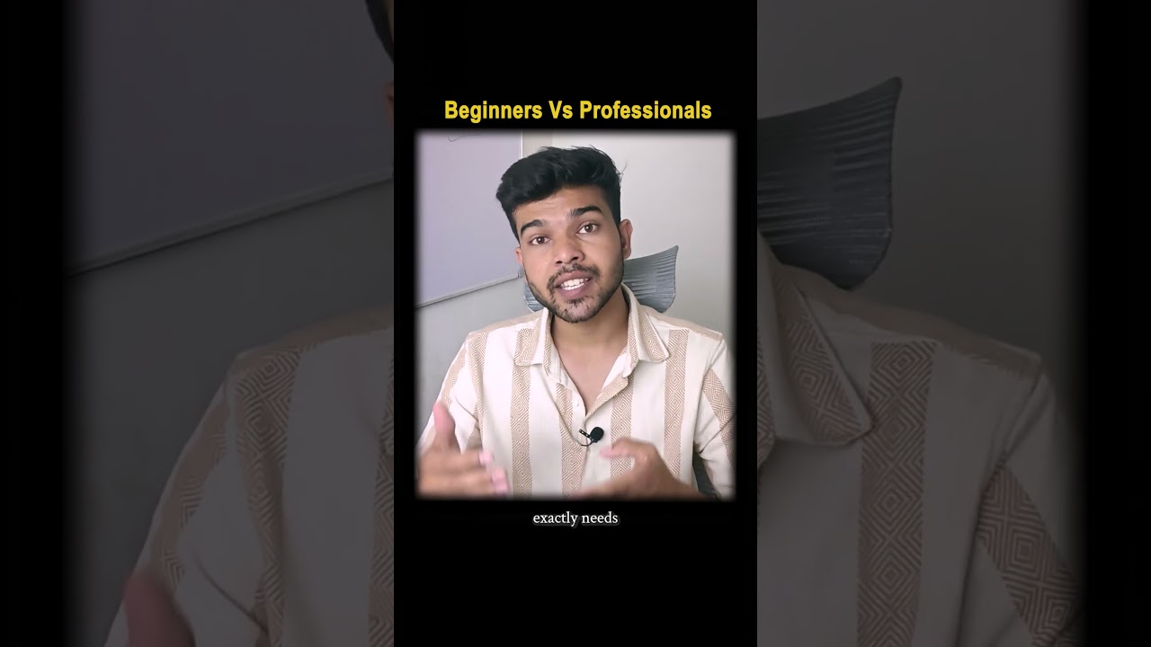 Beginners Vs Professionals #shorts