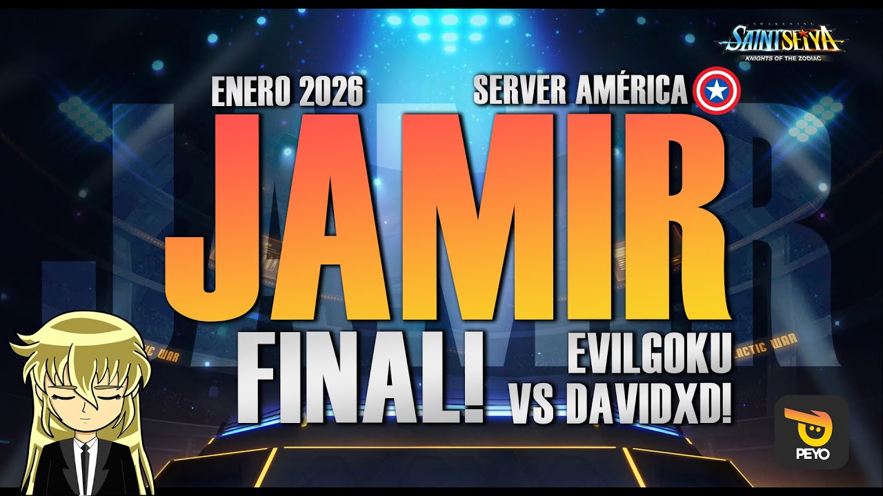 🏆JAMIR AMÉRICA ENERO 2026 - FINAL DAVIDXD VS EVILGOKU!🏆 - Saint Seiya KOTZ
