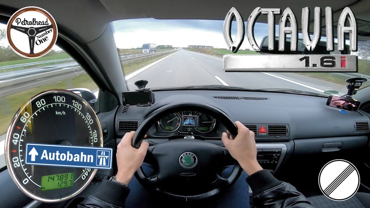 2004 Škoda Octavia 1.6i | V-MAX. Próba autostradowa.
