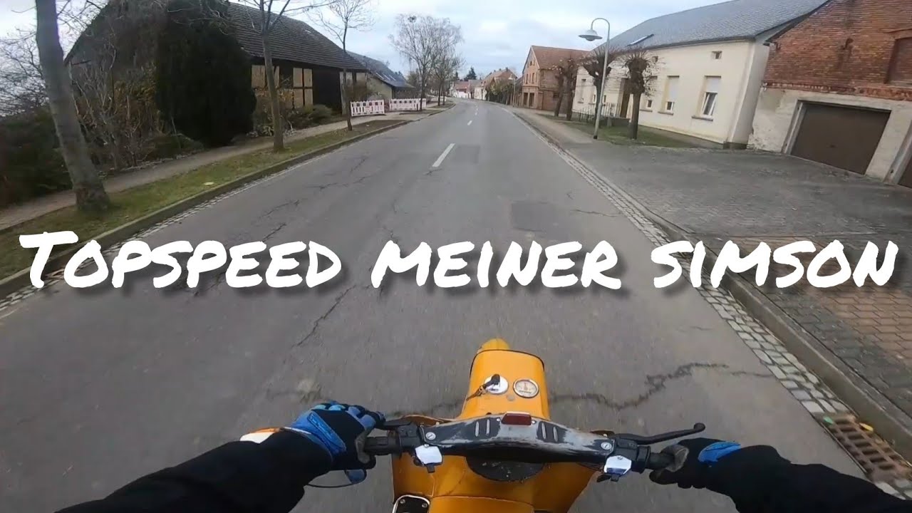 Wie Tanke ich + Topspeed meiner Simson Schwalbe | Deaabo | GoPro | Topspeed | German Motovlog