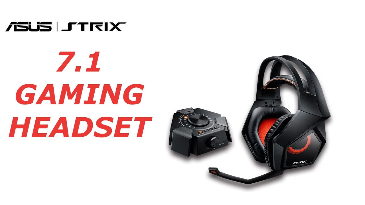 ASUS Strix 7 1 Gaming Headset and External Soundcard
