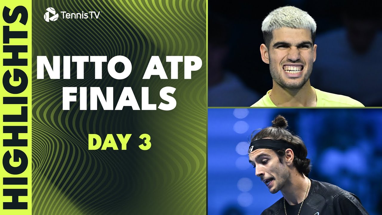 Musetti vs De Minaur THRILLER; Alcaraz Takes on Fritz 🍿 | Nitto ATP Finals 2025 Highlights Day 3