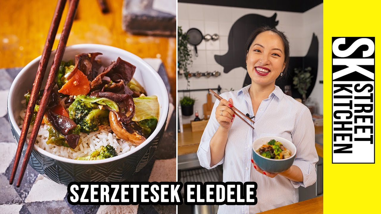 🥢SZERZETESEK ELEDELE🧘🏼‍♀️, a legtutibb kínai vega🥦🥕 kaja MENGYITŐL🤩