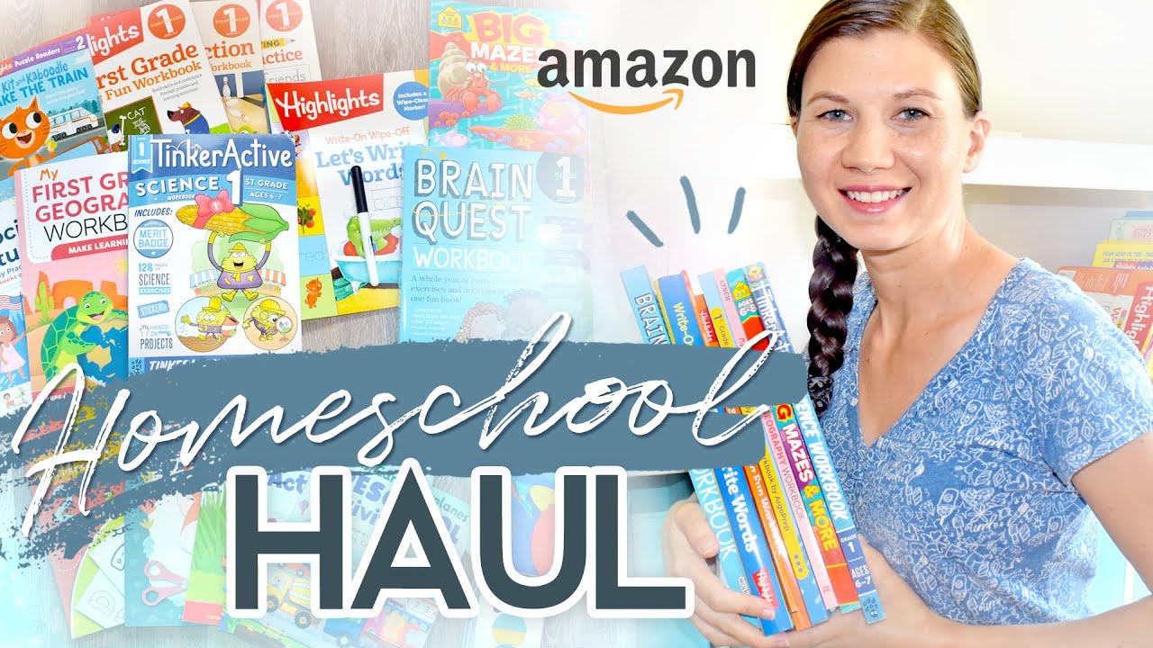 AFFORDABLE 1st Grade and Preschool CURRICULUM Workbooks from Amazon | Back to Homeschool 2021