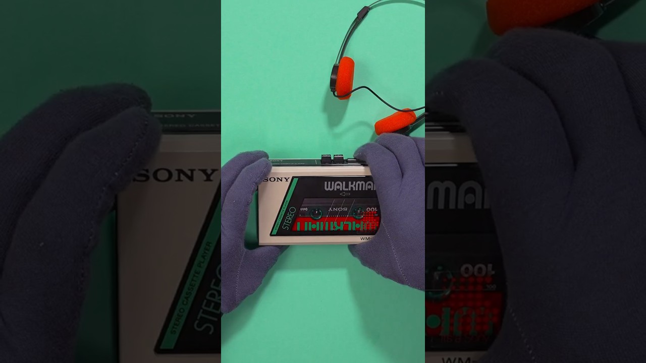 This Is How We Listened Sony Walkman in 1984#retrosound