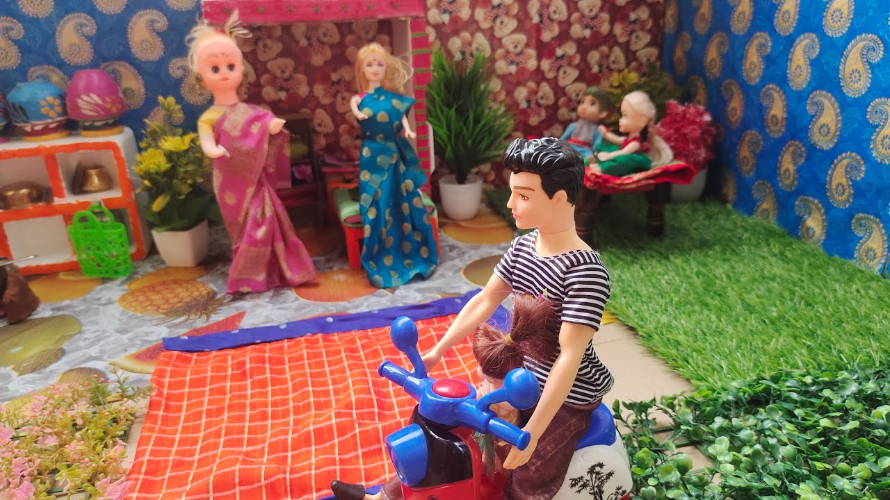 #barbievillageshow/#barbiedoll /#barbiealldayroutineinindianvillage