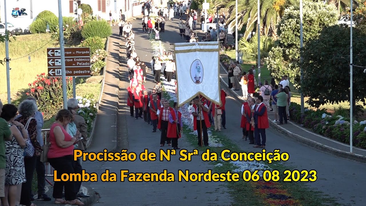 Procissão de Nª Srª da Conceição Lomba da Fazenda Nordeste Desculpa do Meu Esquecimento 06 08 2023