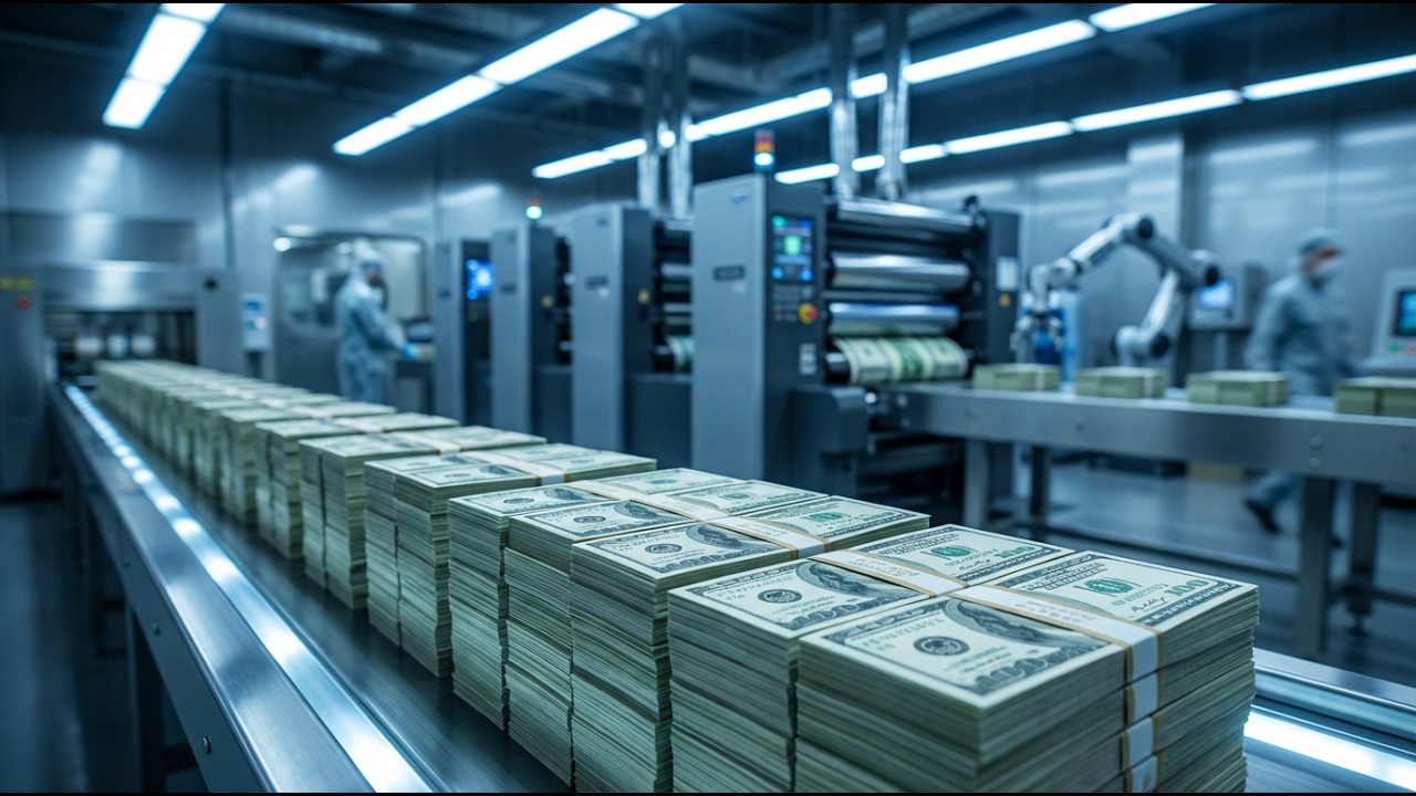 How US Dollars Are Made Inside High-Tech Money Factory (Full Process)