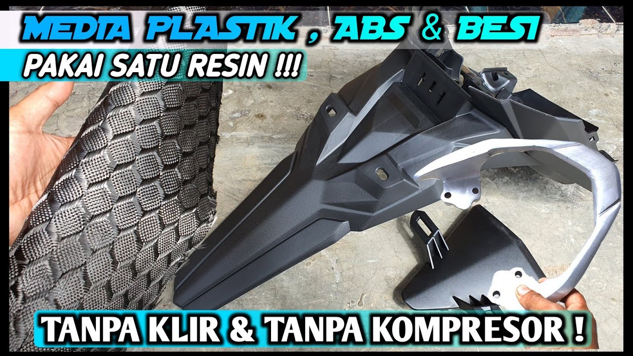 FINISHING POLES !! Skining carbon fiber tanpa klir , Proses lapis carbon body motor motif jacquard